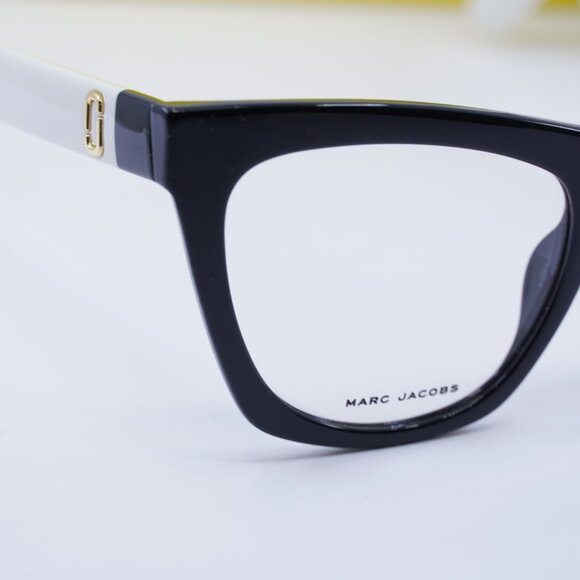 Marc Jacobs MARC 649 080S 00 Cat Eye Eyeglasses – Black/White 53mm - Picture 5 of 10